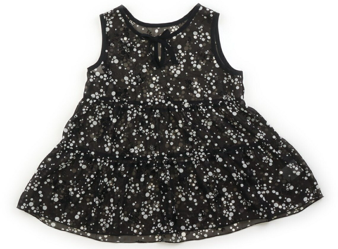 コムサデモード COMME CA DU MODE チュニック 120 女の子 ブラック・総柄 子供服 ベビー服 キッズ アウトレット ユーズド 【中古】キッズ・ベビー・マタニティ