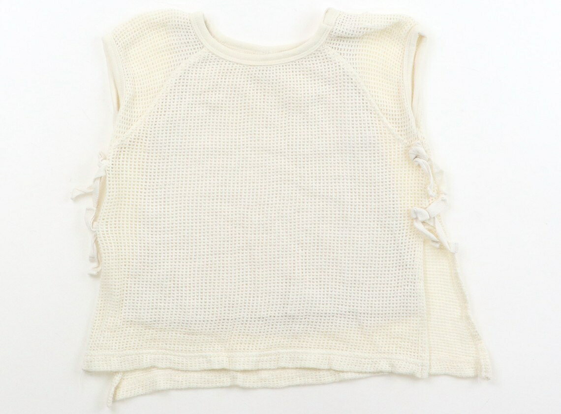Petit Main tank top/camisole, size 80, girls', beige. Children's clothing, baby clothes, kids' clothing. Outlet/used. [Pre-owned] Kids, Baby, Maternity.