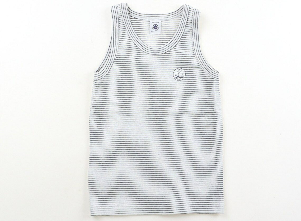 쁘띠 바토 PETIT BATEAU 탱크 탑 캐미솔 120 소년 블랙 테두리 아동복 아기 옷 키즈 아울렛 유즈드 [중고] 키즈 아기 출산