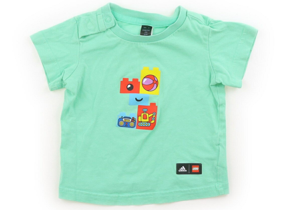 アディダス Adidas Tシャツ・カットソー 70 男の子 緑　レゴ 子供服 ベビー服 キッズ アウトレット ユーズド 【中古】キッズ・ベビー・マタニティ