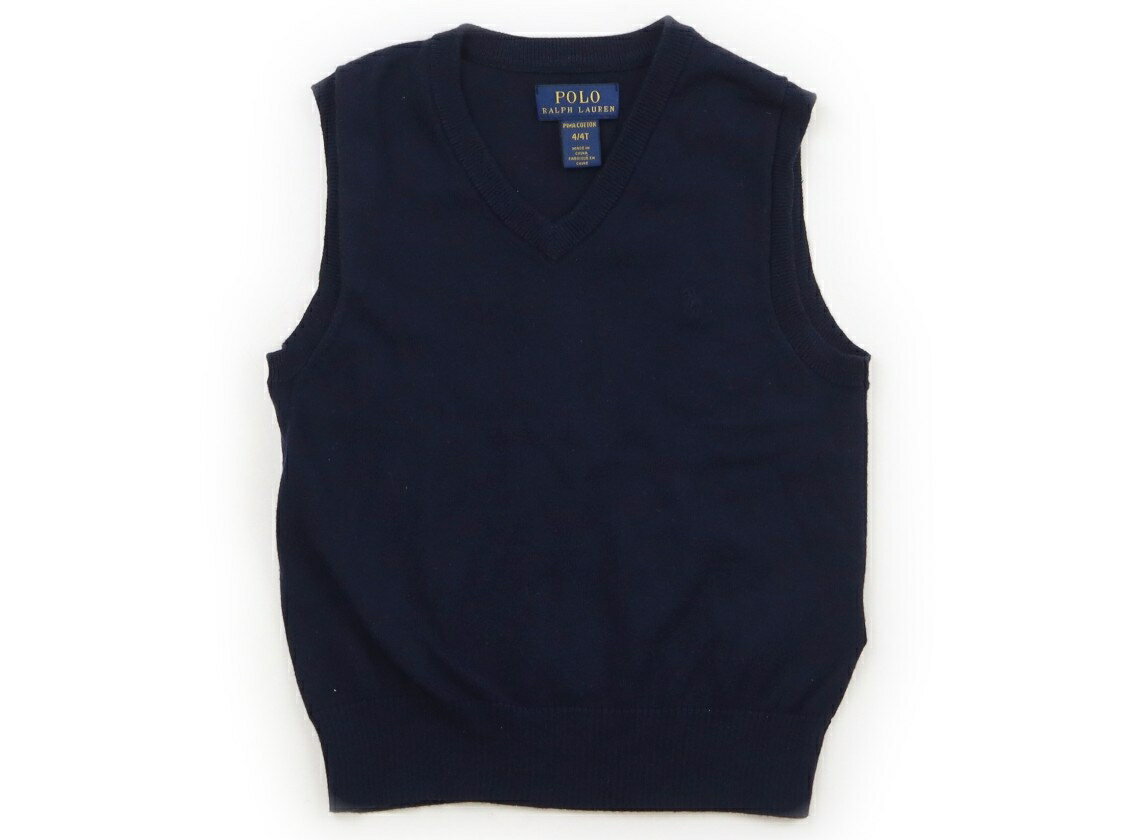 ポロラルフローレン POLO RALPH LAUREN ベスト 110 男の子 ネイビー 子供服 ベビー服 キッズ アウトレット ユーズド 【中古】キッズ・ベビー・マタニティ