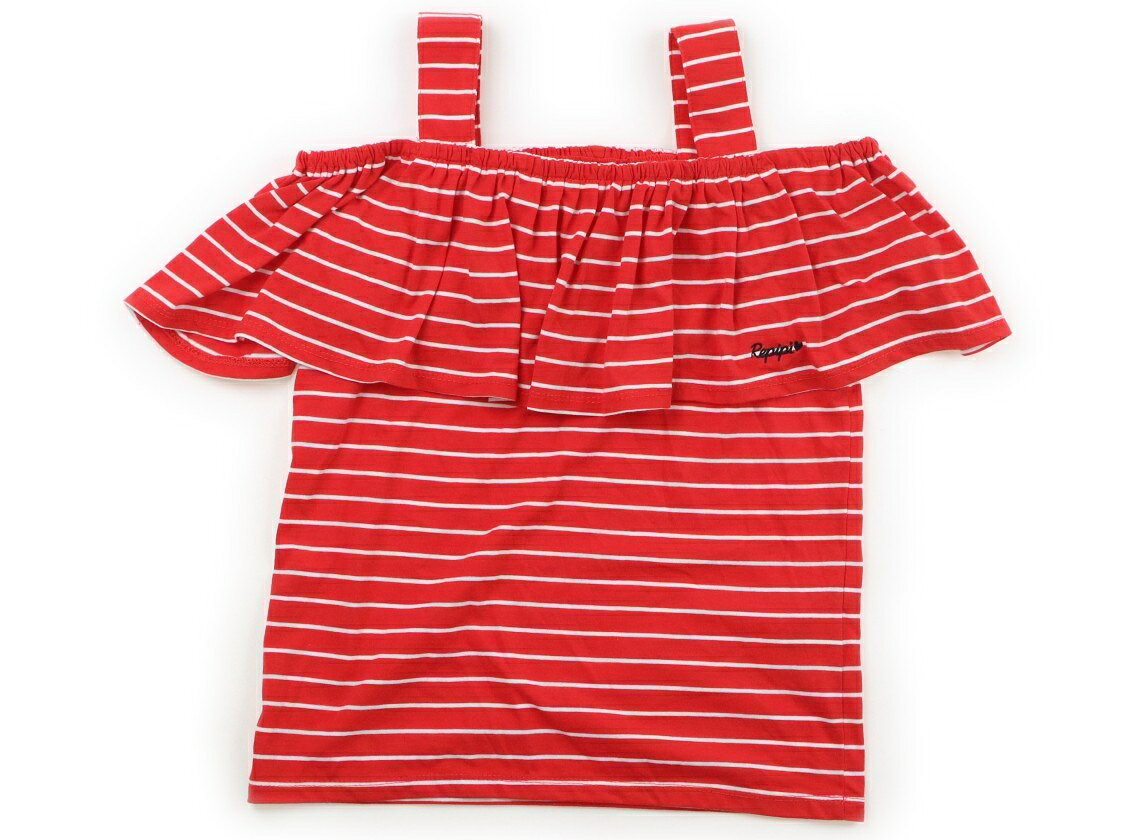 　ブランド 　repipi armario(レピピアルマリオ) 　カテゴリー 　Tシャツ・カットソー 　サイズ 　140サイズ 　色 　レッド・ホワイトボーダー 　状態 　★★★ 　記名 　なし 　ジャンル 　Girl サイズ表記はS。天竺カットソー。全体的に使用感がありますが、特に目立つ汚れはなくまだお使い頂けそうです。 ＊【状態】【サイズ】に関しての詳しい説明はこちら