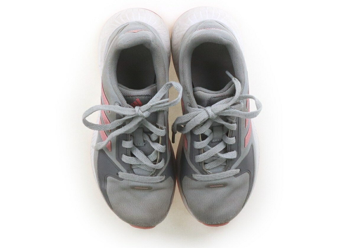 アディダス Adidas スニーカー 靴19cm〜 女の子 グレー 子供服 ベビー服 キッズ アウトレット ユーズド 【中古】キッズ・ベビー・マタニティ