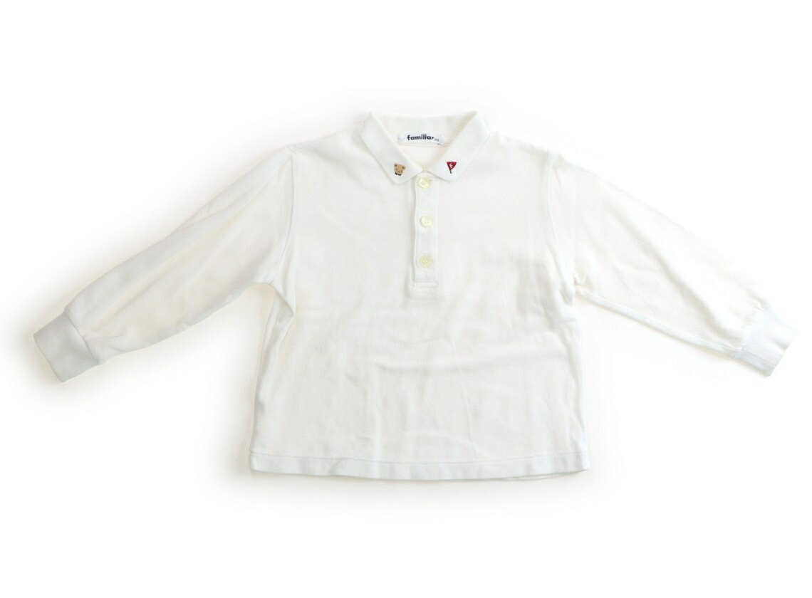 ファミリア familiar ポロシャツ 100 男の子 オフホワイト 子供服 ベビー服 キッズ アウトレット ユーズド 【中古】キッズ・ベビー・マタニティ