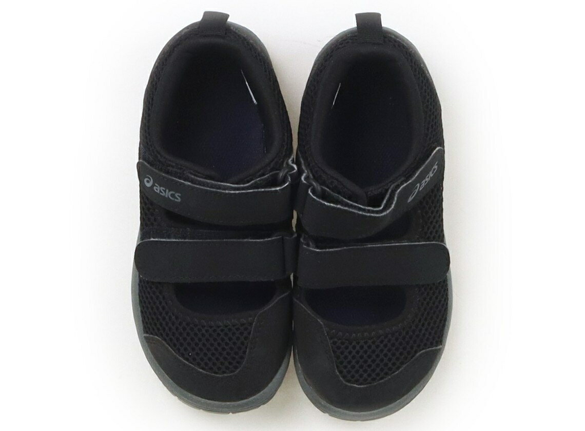 アシックス Asics スニーカー 靴18cm〜 男の子 ブラック 子供服 ベビー服 キッズ アウトレット ユーズド 【中古】キッズ・ベビー・マタニティ