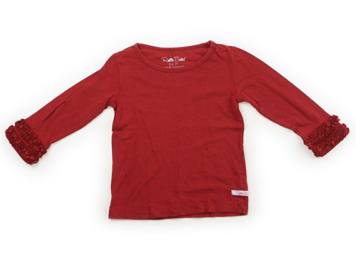 Rakuten - ラッフルバッツ Ruffle Butts Tシャツ・カットソー 90 女の子 赤 子供服 ベビー服 キッズ アウトレット ユーズド 【中古】キッズ・ベビー・マタニティ