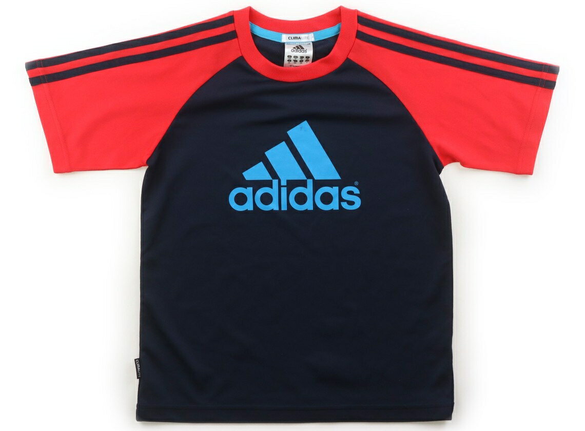 アディダス Adidas スポーツウェア・ダンスウェア 140 男の子 ネイビー・レッド 子供服 ベビー服 キッズ アウトレット ユーズド 【中古】キッズ・ベビー・マタニティ
