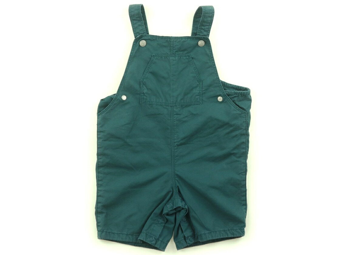 プチバトー PETIT BATEAU ベビーオーバーオール 80 男の子 グリーン 子供服 ベビー服 キッズ アウトレット ユーズド 【中古】キッズ・ベビー・マタニティ
