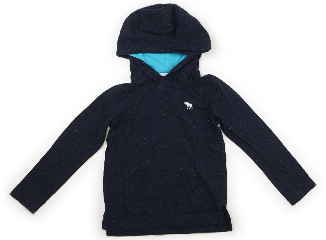 アバクロ Abercrombie パーカー 130 男の子 ネイビー、ブルー 子供服 ベビー服 キッズ アウトレット ユーズド 【中古】キッズ・ベビー・マタニティ