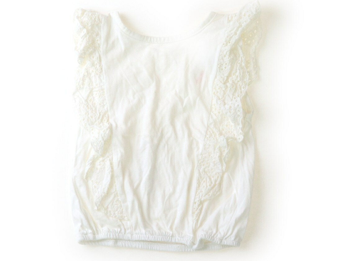 ZARA Tank Top/Camisole, Size 90, Girls, Off-White/Lace, Children's Clothing, Baby Clothes, Kids, Outlet, Used [Pre-owned] Kids, Baby, Maternity