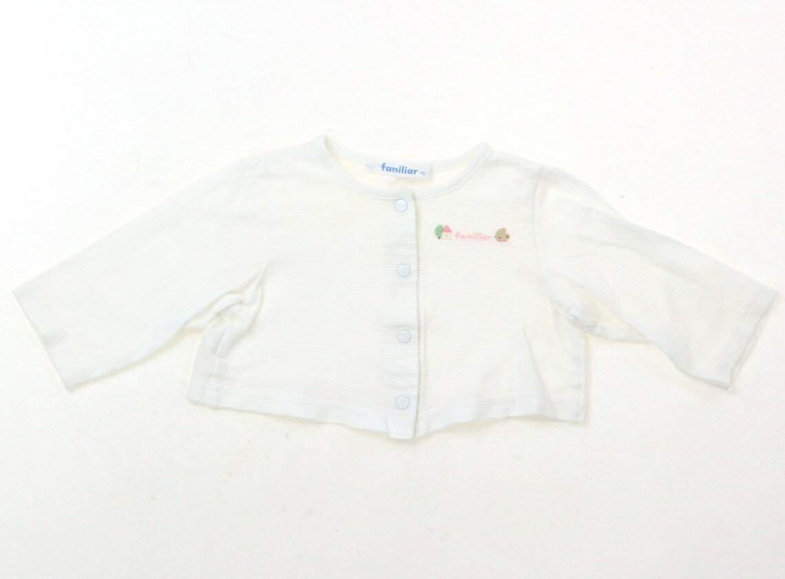 ファミリア familiar カーディガン 70 女の子 アイボリー 子供服 ベビー服 キッズ アウトレット ユーズド 【中古】キッズ・ベビー・マタニティ
