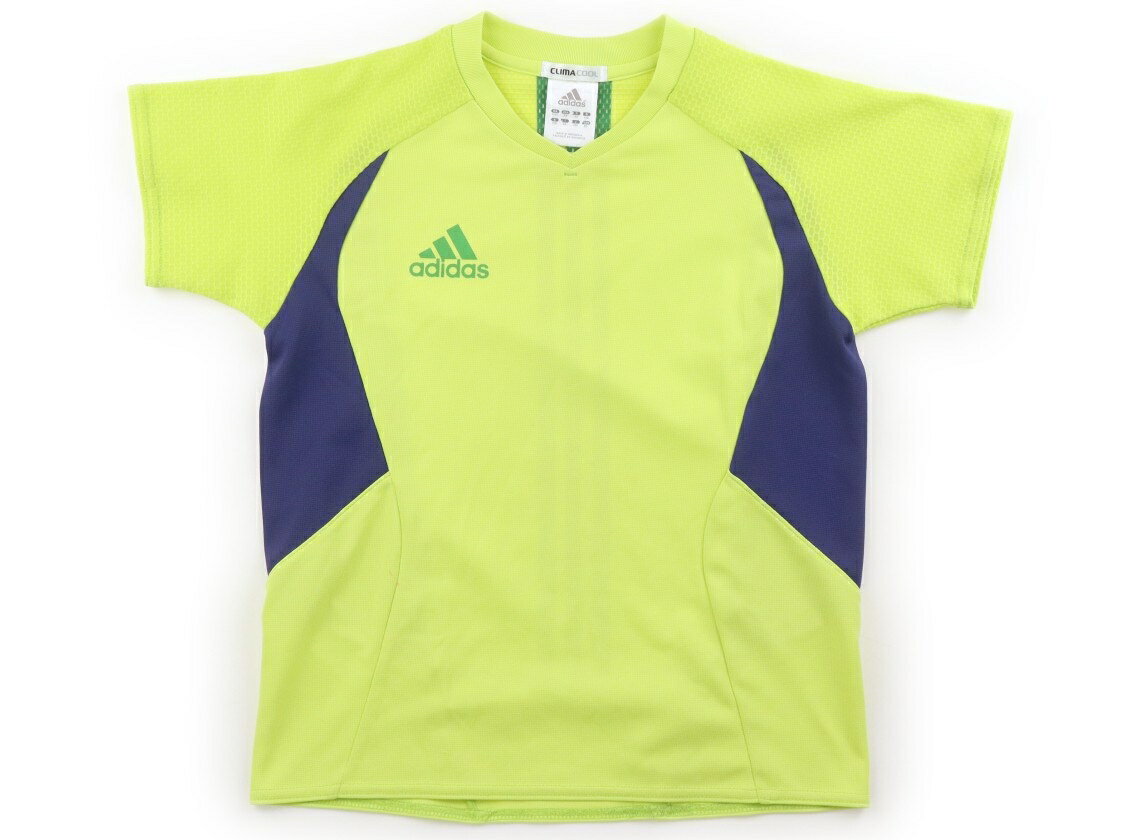 アディダス Adidas スポーツウェア・ダンスウェア 130 男の子 イエロー、紺 子供服 ベビー服 キッズ アウトレット ユーズド 【中古】キッズ・ベビー・マタニティ