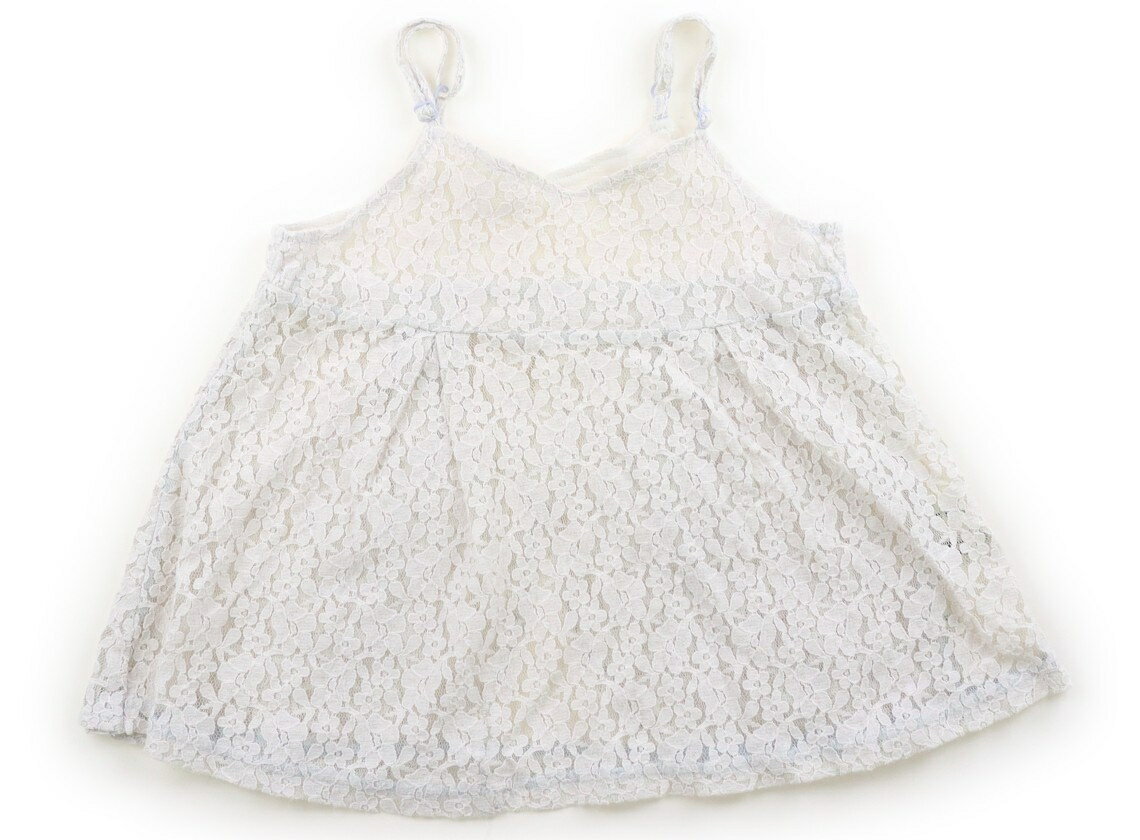 Kumikyoku Tank Top/Camisole, Size 130, Girls, Light Gray/Lace, Children's Clothing, Baby Clothes, Kids, Outlet, Used [Pre-owned] Kids, Baby, Maternity