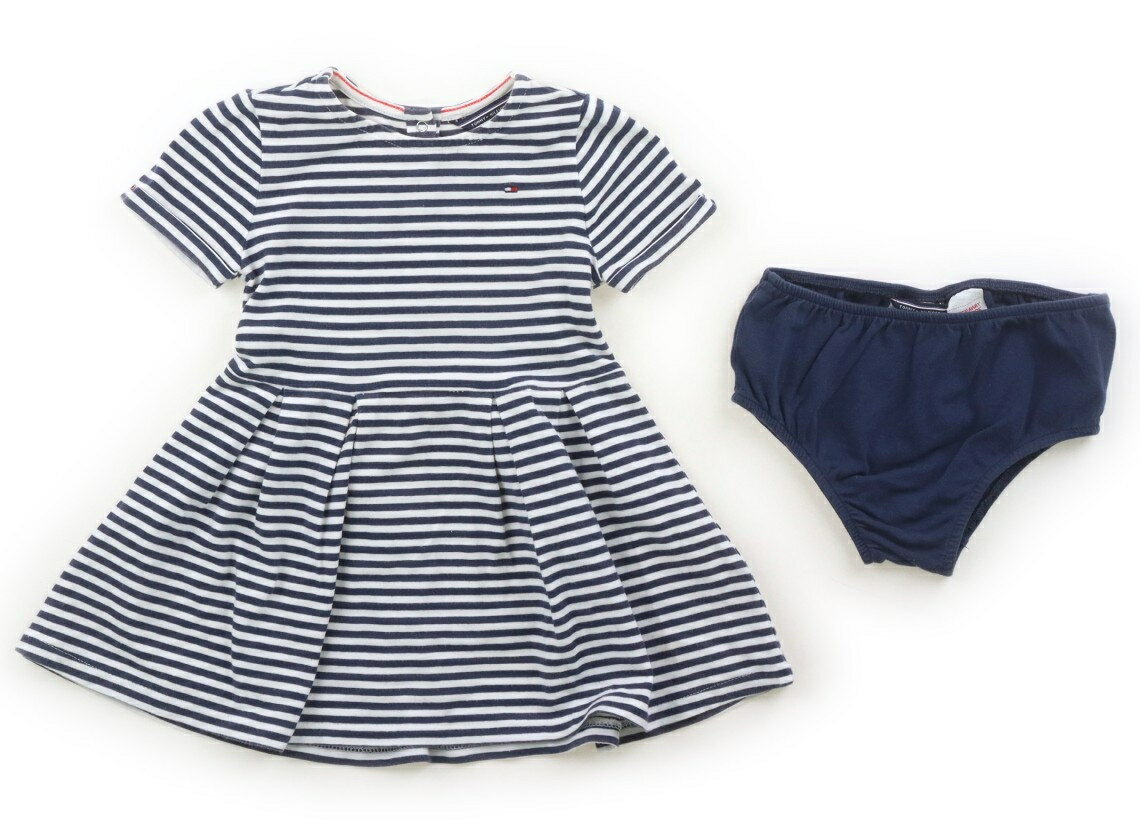 Rakuten - トミーヒルフィガー Tommy Hilfiger ワンピース 80 女の子 紺ボーダー 子供服 ベビー服 キッズ アウトレット ユーズド 【中古】キッズ・ベビー・マタニティ