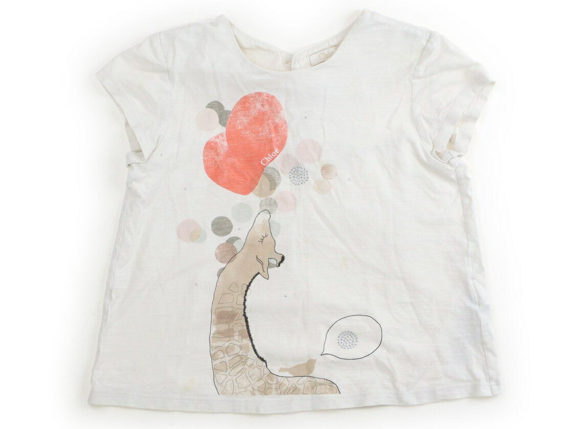 Rakuten - クロエ Chloe Tシャツ・カットソー 120 女の子 杢グレー・コーラル・キリン 子供服 ベビー服 キッズ アウトレット ユーズド 【中古】キッズ・ベビー・マタニティ