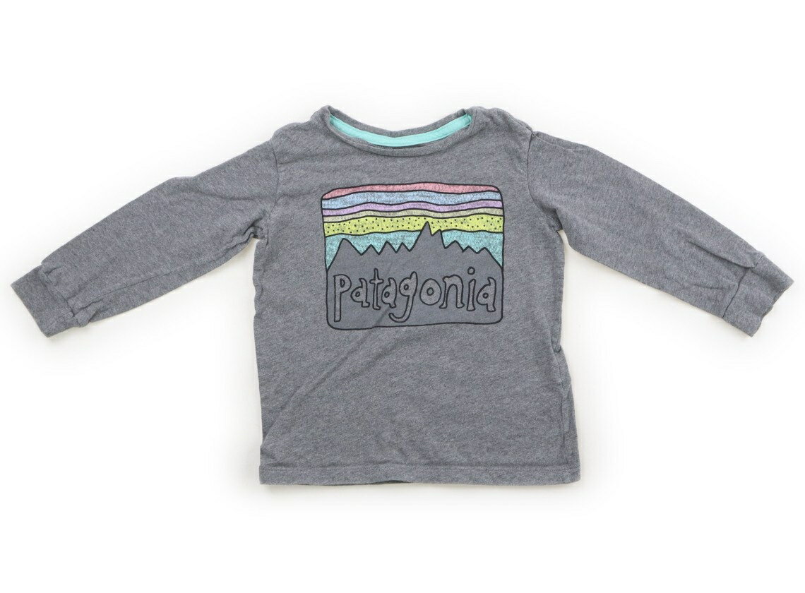 パタゴニア Patagonia Tシャツ カットソー 90 男の子 グレー 子供服 ベビー服 キッズ アウトレット ユーズド 【中古】キッズ ベビー マタニティ