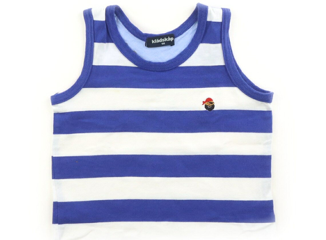 Kladskap Tank Top/Camisole, Size 100, Boys, Blue/White, Children's Clothing, Baby Clothes, Kids, Outlet, Used [Pre-owned] Kids, Baby, Maternity