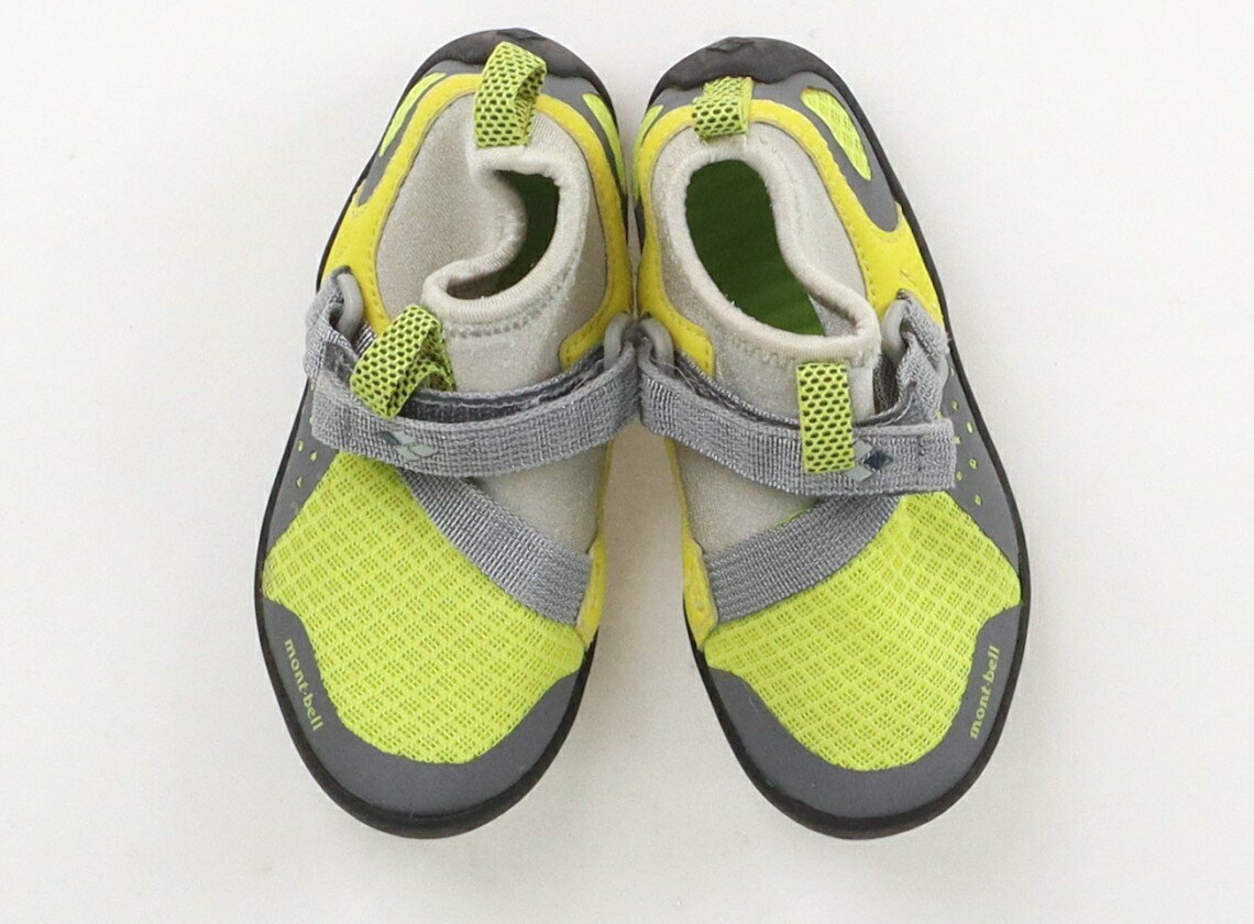 モンベル mont-bell スニーカー 靴16cm〜 男の子 黄色 グレー 子供服 ベビー服 キッズ アウトレット ユーズド 【中古】キッズ ベビー マタニティ