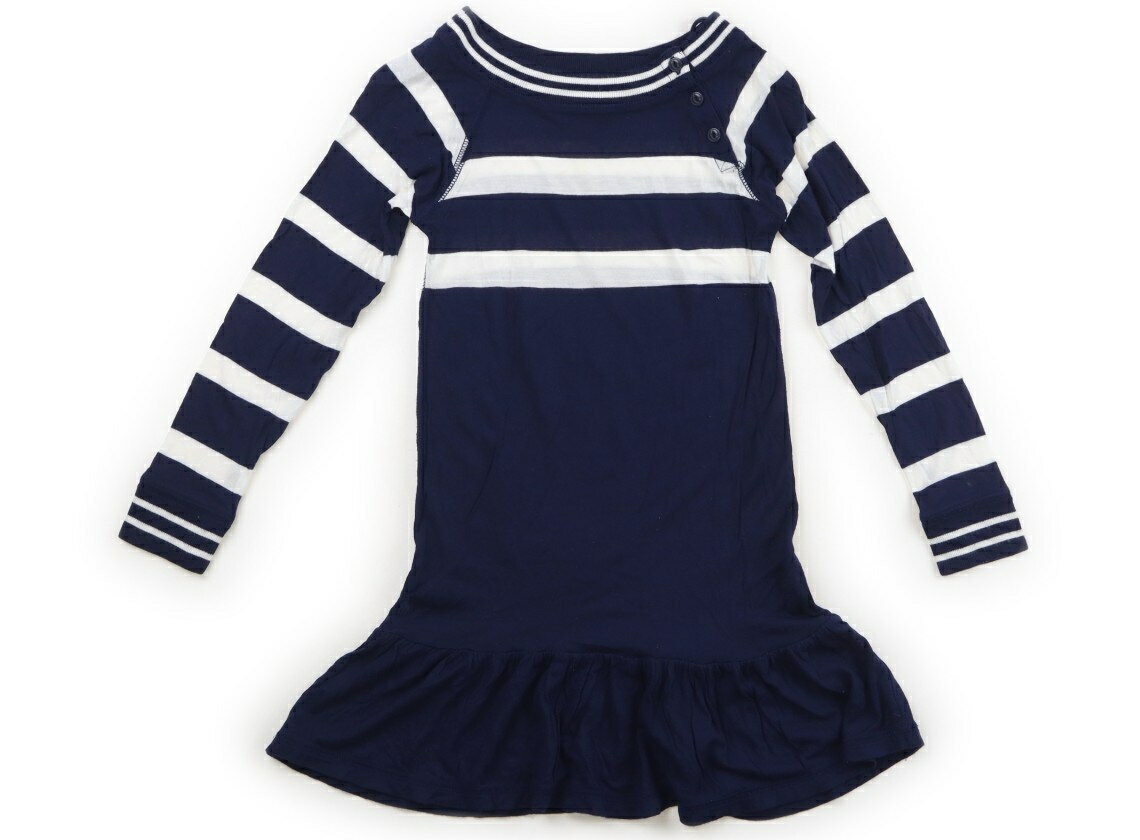 Rakuten - ラルフローレン Ralph Lauren ワンピース 120 女の子 紺、白、ボーダー 子供服 ベビー服 キッズ アウトレット ユーズド 【中古】キッズ・ベビー・マタニティ