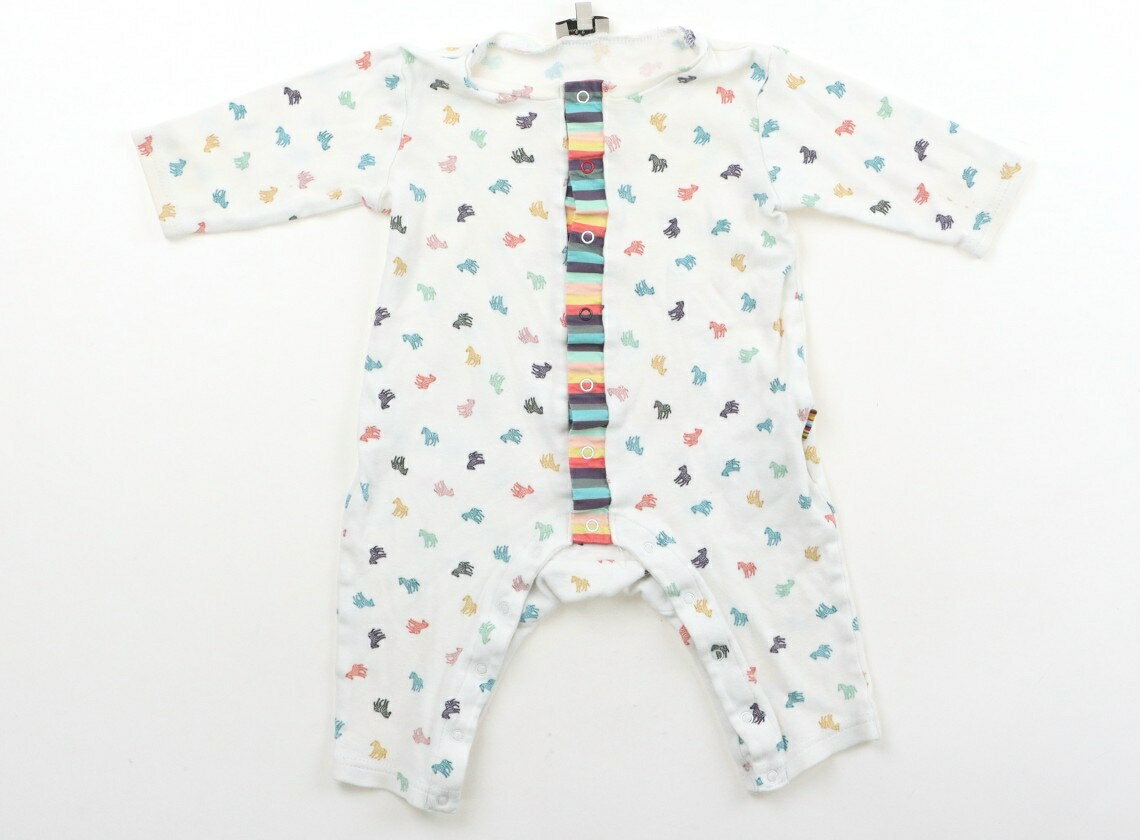 Rakuten - ポールスミス Paul Smith カバーオール 70 男の子 白 子供服 ベビー服 キッズ アウトレット ユーズド 【中古】キッズ・ベビー・マタニティ