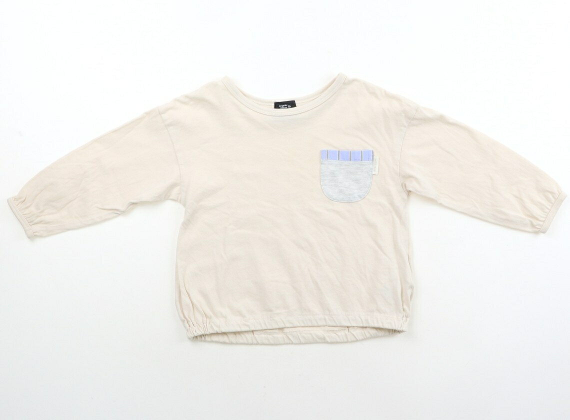 Rakuten - プティマイン petit main Tシャツ・カットソー 100 女の子 アイボリー、ブルー、グレー 子供服 ベビー服 キッズ アウトレット ユーズド 【中古】キッズ・ベビー・マタニティ