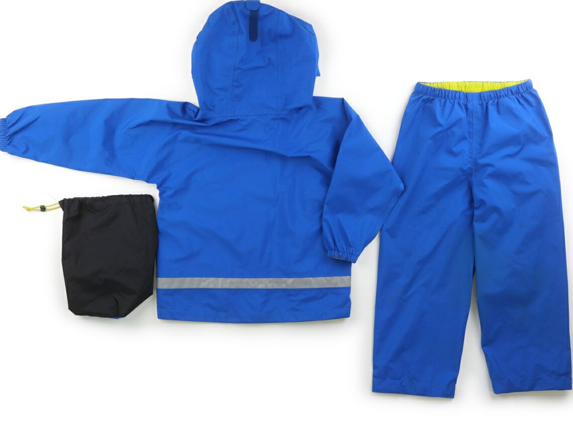 モンベル mont-bell レインコート・レインハット 100 男の子 ブルー、黄色 子供服 ベビー服 キッズ アウトレット ユーズド 【中古】キッズ・ベビー・マタニティ