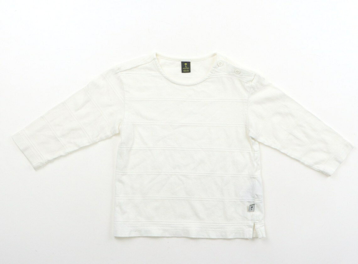 　ブランド 　moimoln(モイモルン) 　カテゴリー 　Tシャツ・カットソー 　サイズ 　100サイズ 　色 　オフホワイト 　状態 　★★★ 　記名 　なし 　ジャンル 　Girl 全体的に使用感がありますが、特に目立つ汚れはなくまだお使い頂けそうです。 ＊【状態】【サイズ】に関しての詳しい説明はこちら