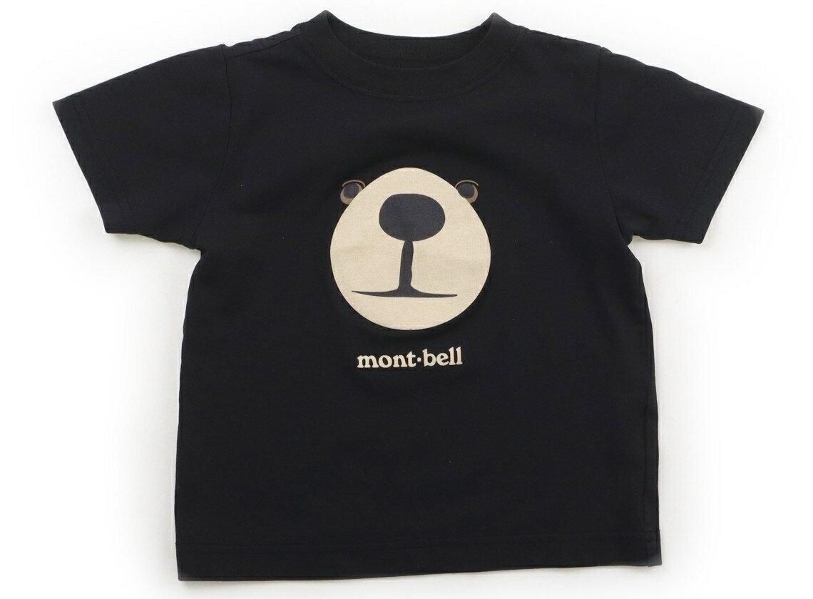 モンベル mont-bell Tシャツ カットソー 90 男の子 黒 クマ 子供服 ベビー服 キッズ アウトレット ユーズド 【中古】キッズ ベビー マタニティ