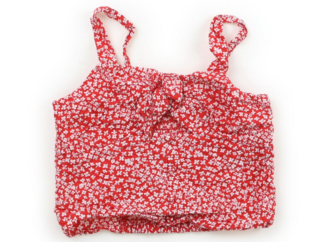 ZARA Tank Top/Camisole, Size 130, Girls, Red, Floral Pattern, Children's Clothing, Baby Clothes, Kids, Outlet, Used [Pre-owned] Kids, Baby, Maternity