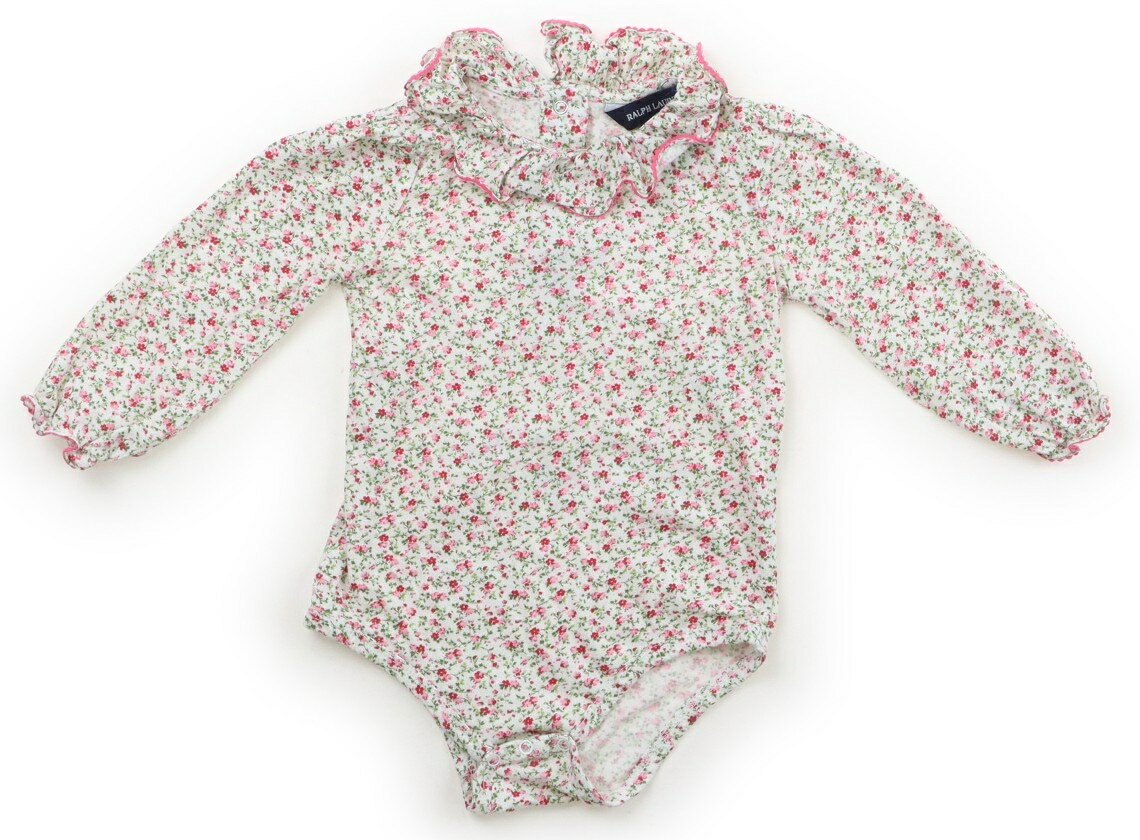 Rakuten - ラルフローレン Ralph Lauren ロンパース 80 女の子 白・花柄 子供服 ベビー服 キッズ アウトレット ユーズド 【中古】キッズ・ベビー・マタニティ