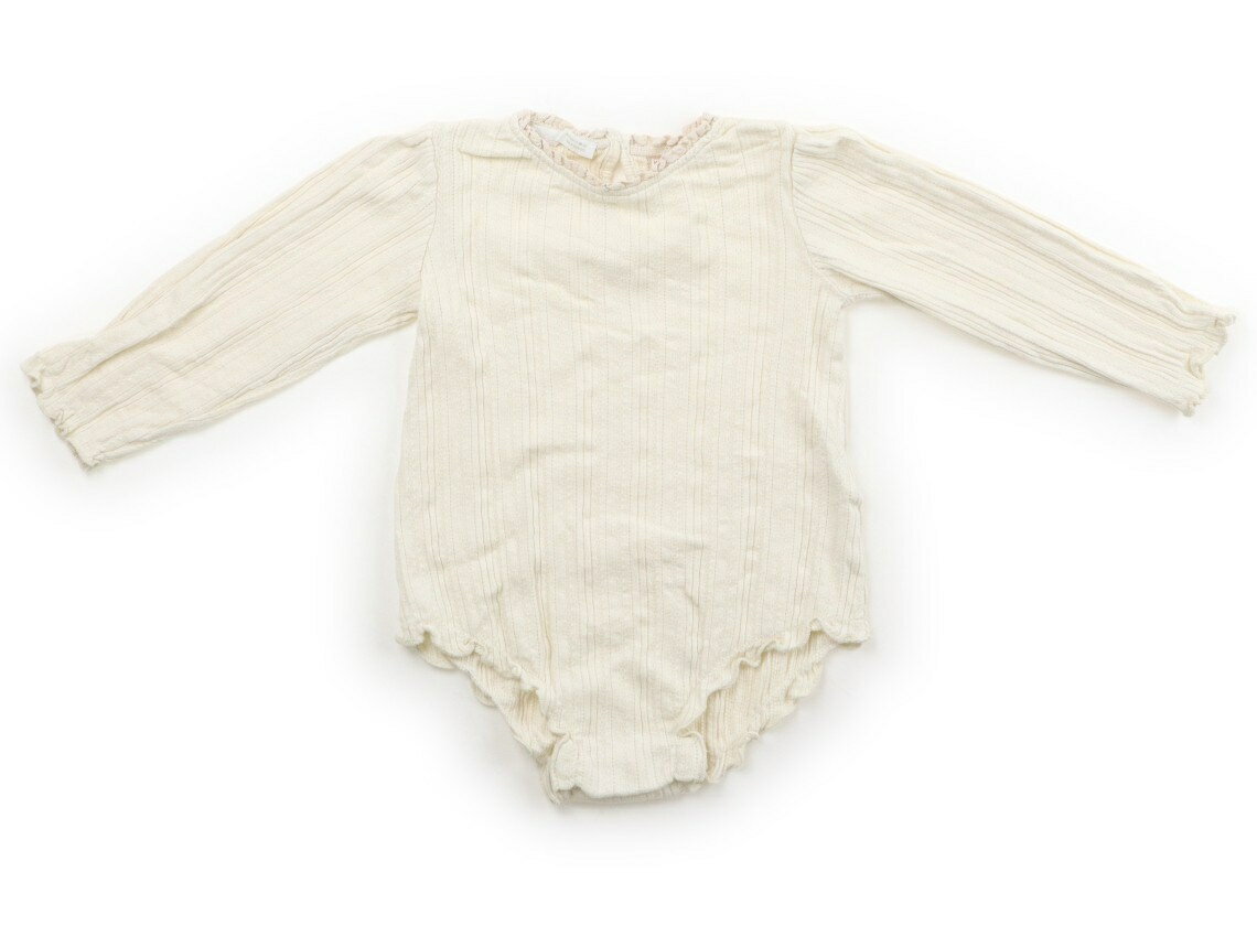 Rakuten - ザラ ZARA ロンパース 80 女の子 アイボリー 子供服 ベビー服 キッズ アウトレット ユーズド 【中古】キッズ・ベビー・マタニティ