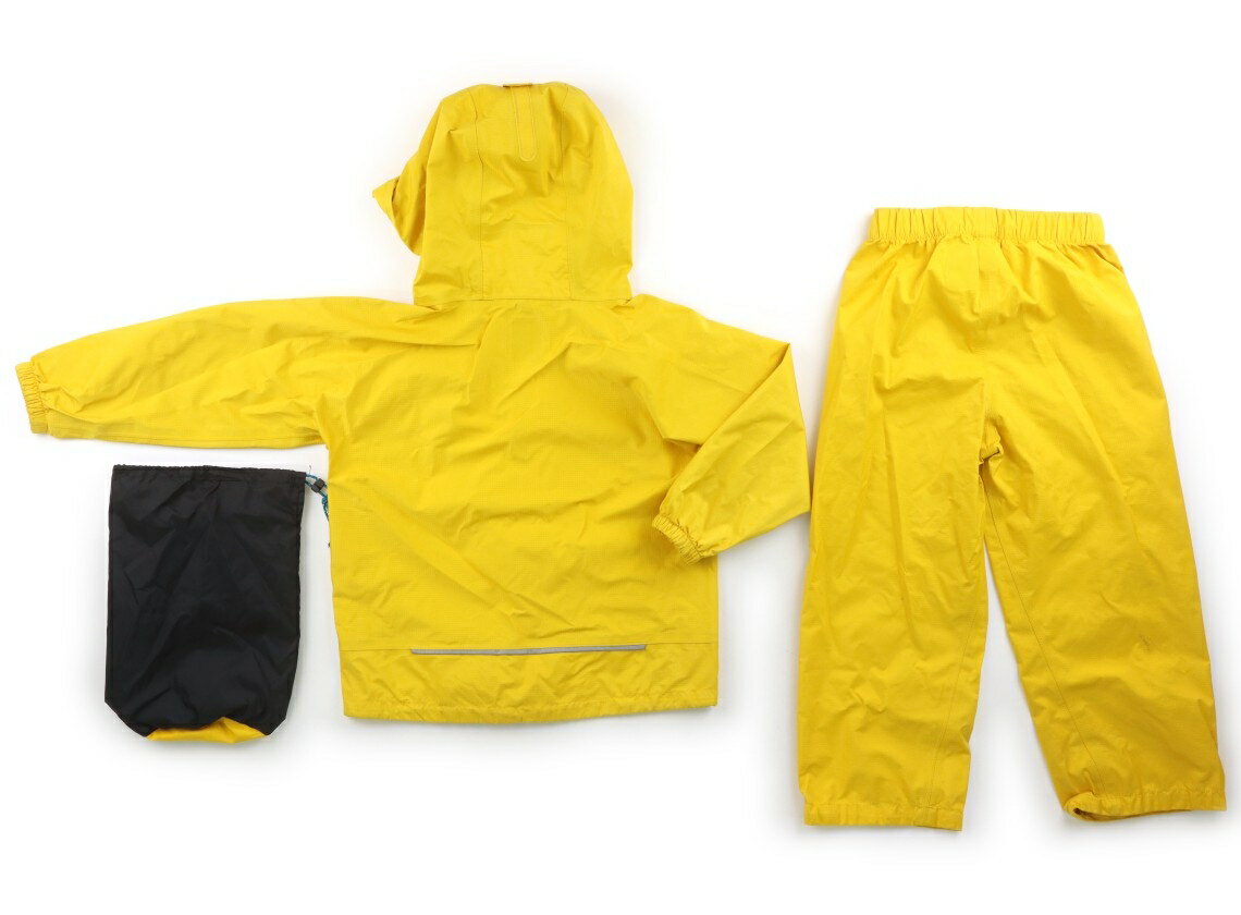 モンベル mont-bell レインコート・レインハット 100 男の子 黄色、水色 子供服 ベビー服 キッズ アウトレット ユーズド 【中古】キッズ・ベビー・マタニティ