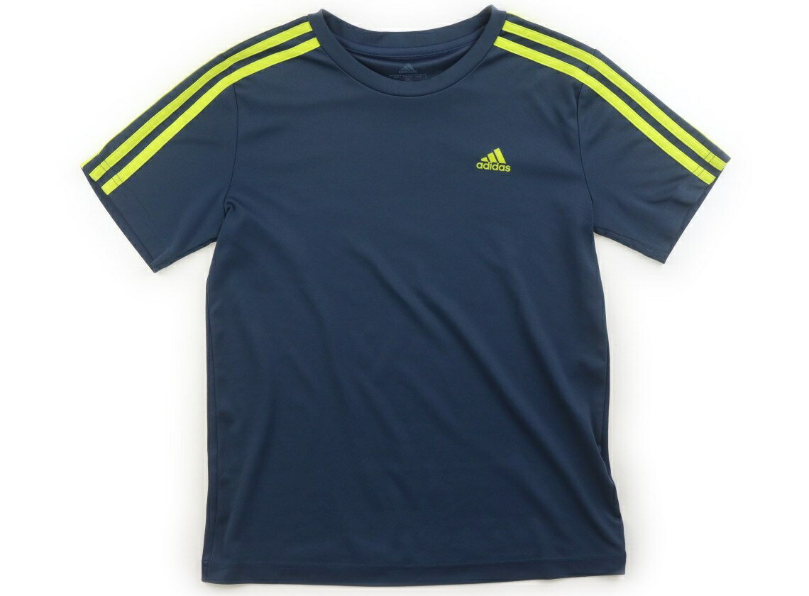 アディダス Adidas スポーツウェア・ダンスウェア 150 男の子 ネイビー、イエロー 子供服 ベビー服 キッズ アウトレット ユーズド 【中古】キッズ・ベビー・マタニティ