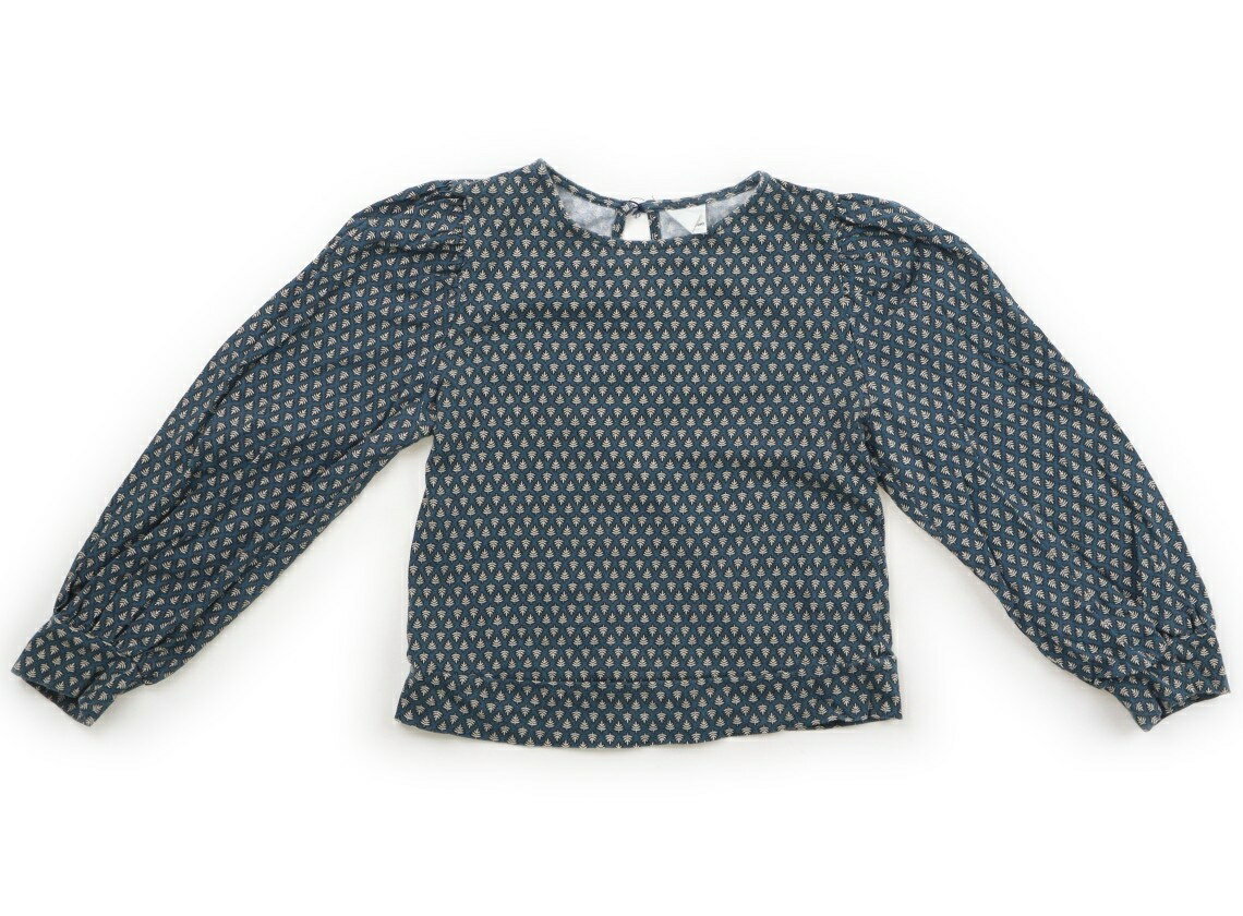 Rakuten - ザラ ZARA シャツ・ブラウス 140 女の子 深緑・総柄 子供服 ベビー服 キッズ アウトレット ユーズド 【中古】キッズ・ベビー・マタニティ