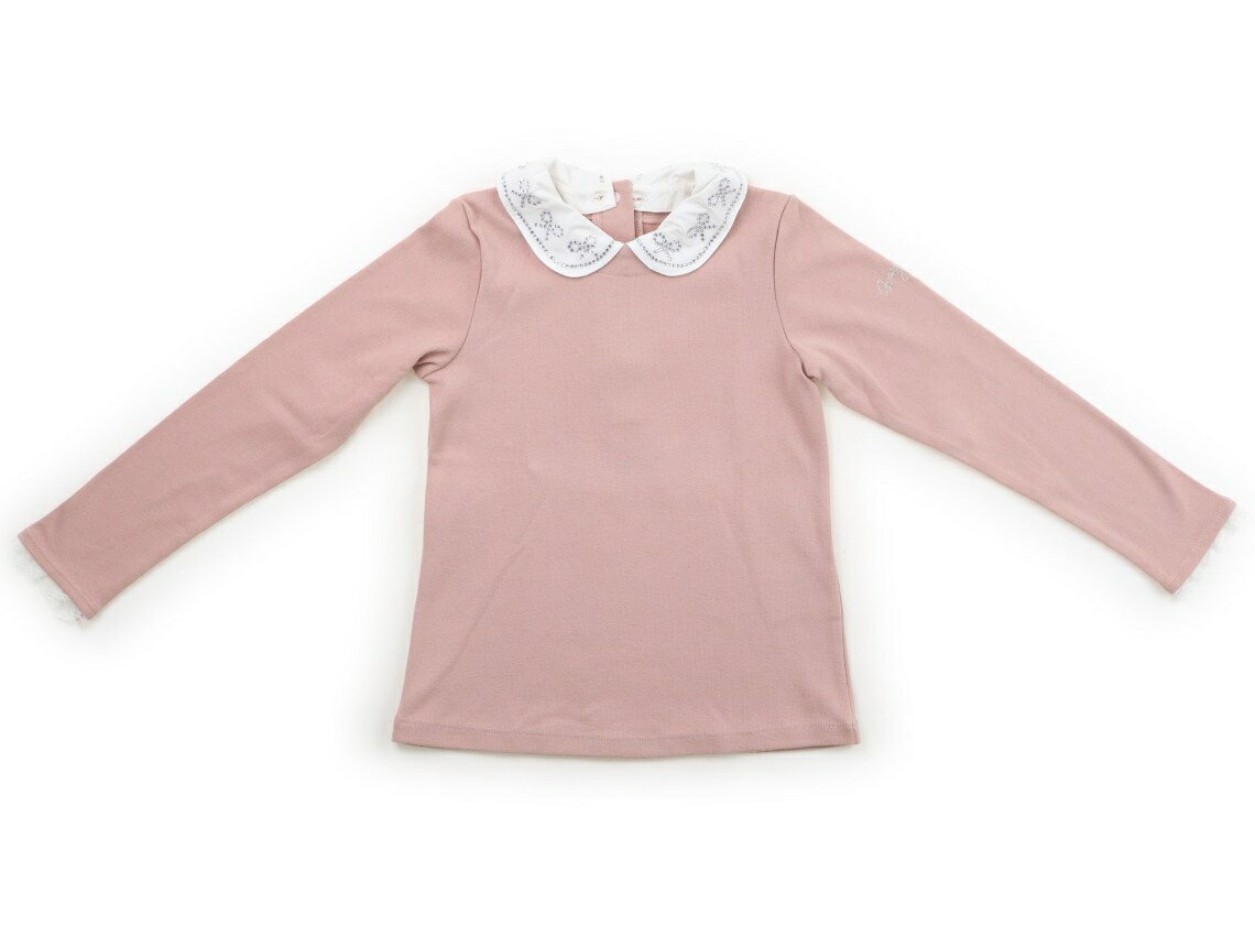 メゾピアノ mezzo piano Tシャツ・カットソー 120 女の子 ピンクベージュ 子供服 ベビー服 キッズ アウトレット ユーズド 【中古】キッズ・ベビー・マタニティ