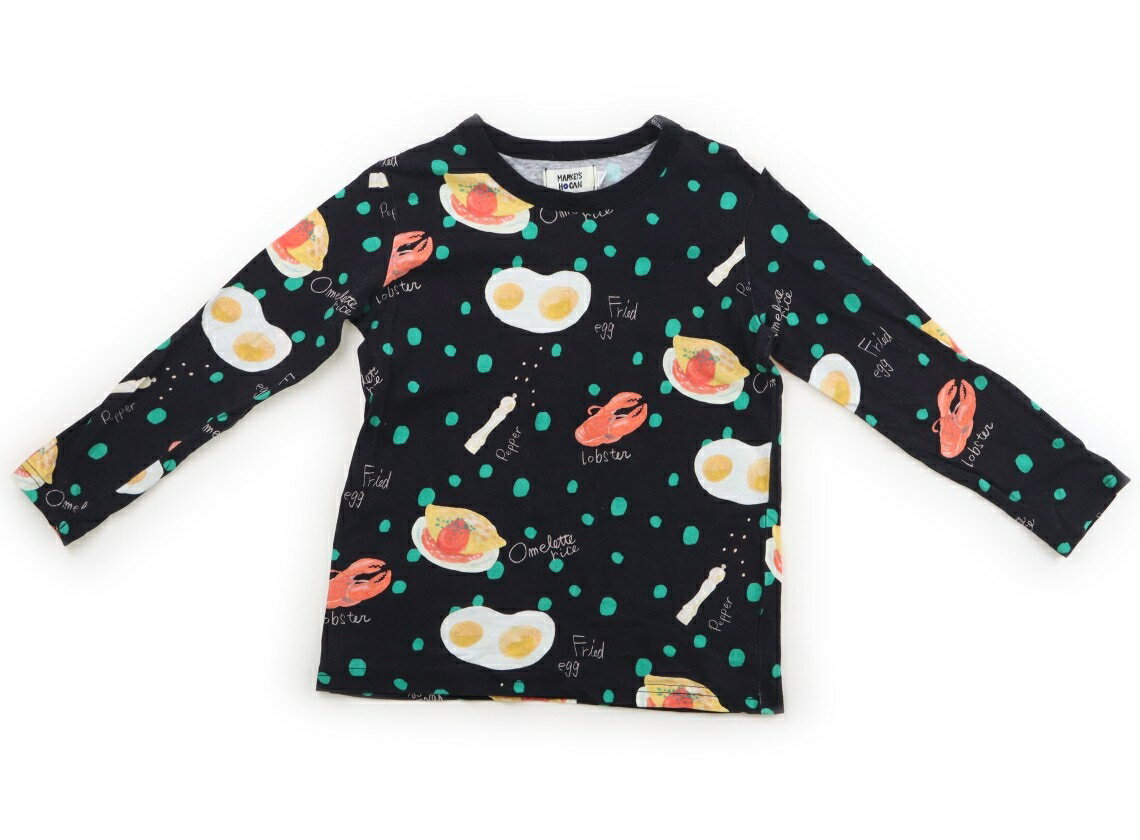 Rakuten - マーキーズ Markey's Tシャツ・カットソー 130 女の子 黒、食べ物 子供服 ベビー服 キッズ アウトレット ユーズド 【中古】キッズ・ベビー・マタニティ