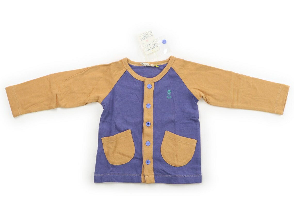Rakuten - ラーゴム Lagom カーディガン 90 男の子 パープル、オレンジ 子供服 ベビー服 キッズ アウトレット ユーズド 【中古】キッズ・ベビー・マタニティ