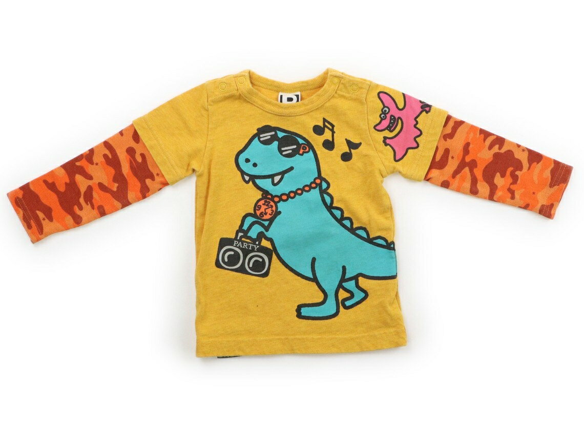 Rakuten - パーティパーティ Party Party Tシャツ・カットソー 80 男の子 山吹色 子供服 ベビー服 キッズ アウトレット ユーズド 【中古】キッズ・ベビー・マタニティ