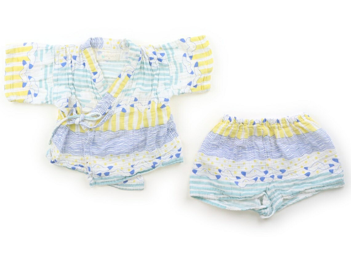 ベイビーチアー babyCheer 浴衣・甚平・季節のイベント 80 男の子 ミントブルー・ホワイト他・総柄 子供服 ベビー服 キッズ アウトレット ユーズド 【中古】キッズ・ベビー・マタニティ