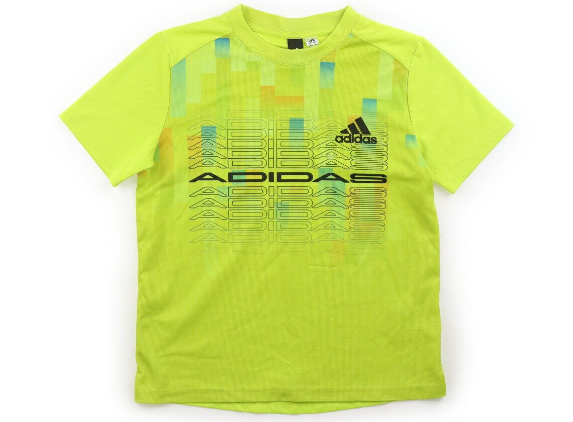アディダス Adidas スポーツウェア・ダンスウェア 140 男の子 ライトグリーン 子供服 ベビー服 キッズ アウトレット ユーズド 【中古】キッズ・ベビー・マタニティ