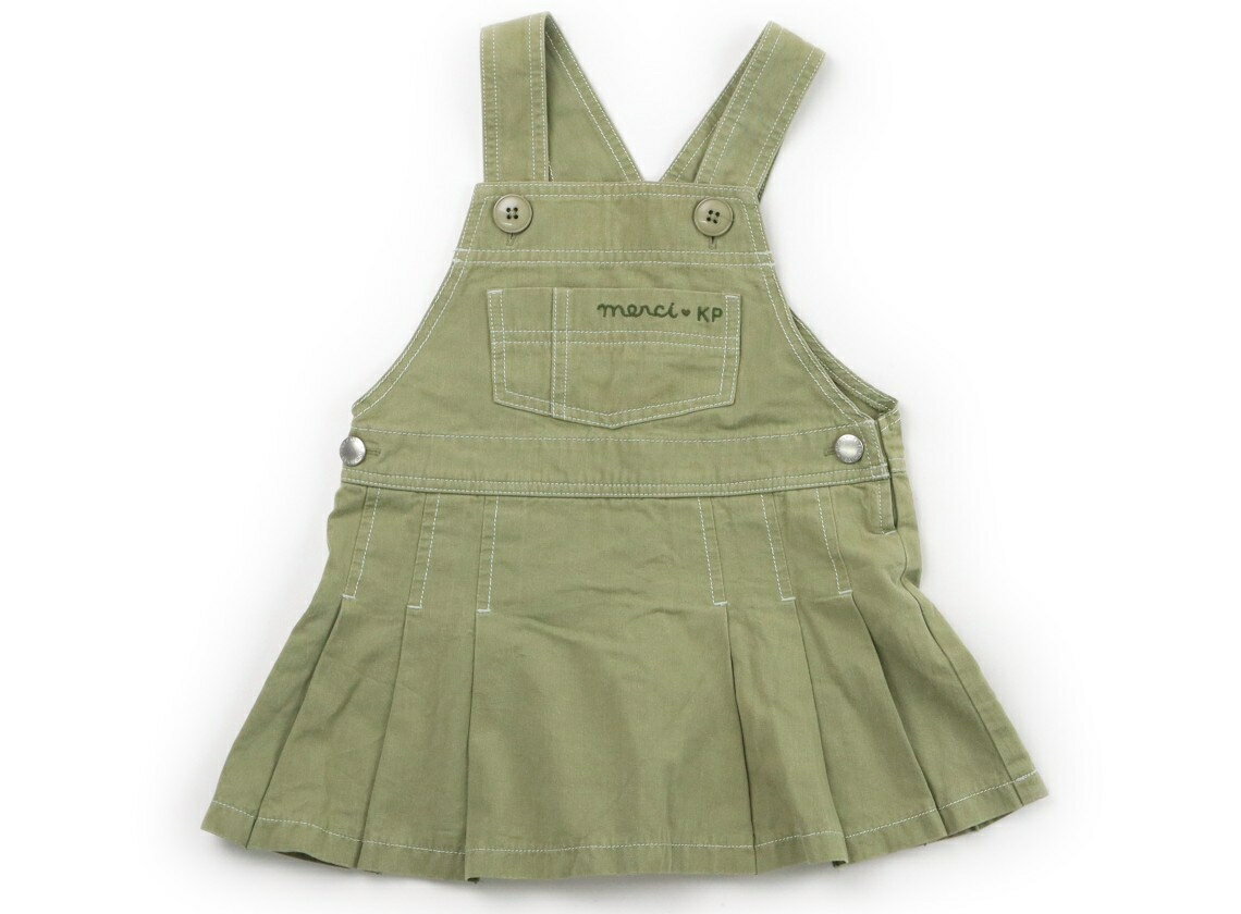 Rakuten - ニットプランナー（KP） Knit Planner(KP) ジャンパースカート 90 女の子 カーキ 子供服 ベビー服 キッズ アウトレット ユーズド 【中古】キッズ・ベビー・マタニティ