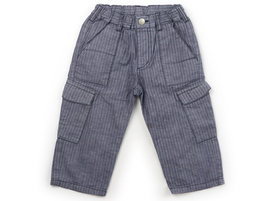 べべ BeBe パンツ 120 男の子 ブルーグレー・ストライプ 子供服 ベビー服 キッズ アウトレット ユーズド 【中古】キッズ・ベビー・マタニティ