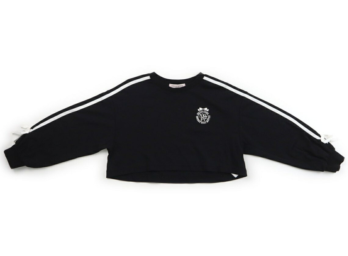 メゾピアノ mezzo piano Tシャツ・カットソー 140 女の子 ブラック 子供服 ベビー服 キッズ アウトレット ユーズド 【中古】キッズ・ベビー・マタニティ