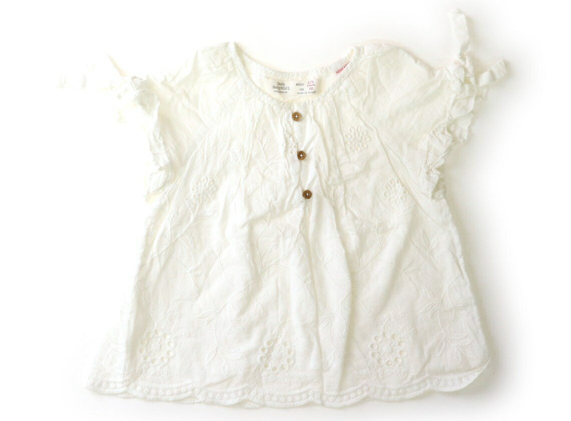 Rakuten - ザラ ZARA チュニック 95 女の子 白 子供服 ベビー服 キッズ アウトレット ユーズド 【中古】キッズ・ベビー・マタニティ