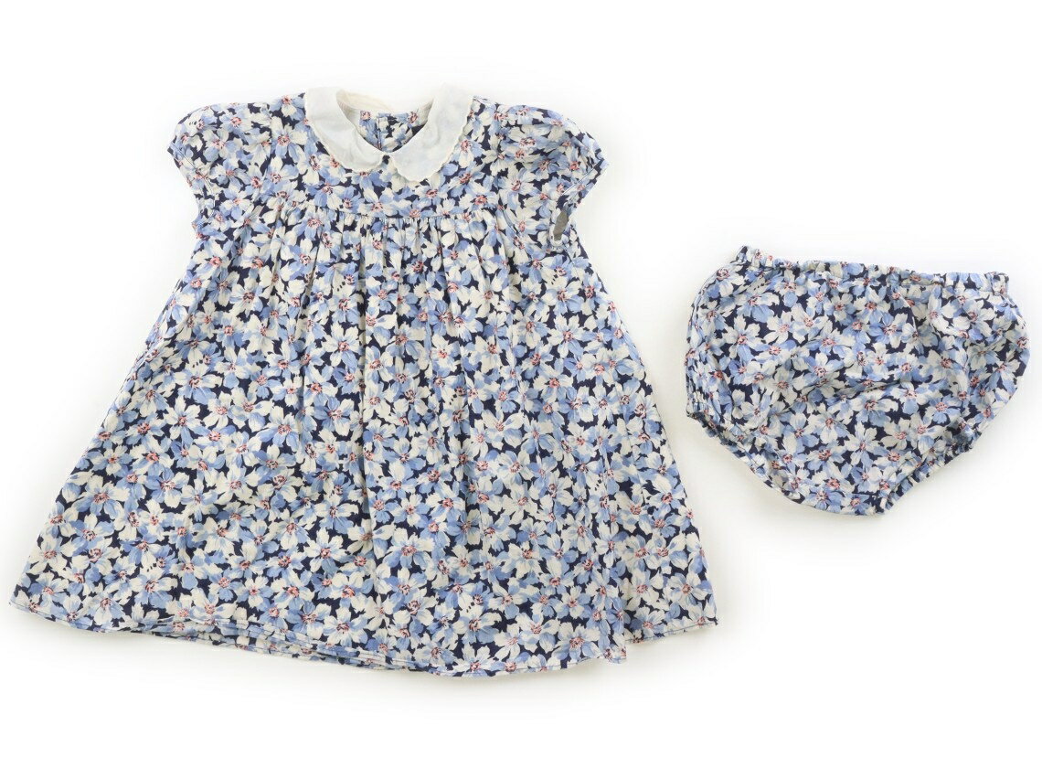 ポロラルフローレン POLO RALPH LAUREN 上下セット 80 女の子 ブルー花柄 子供服 ベビー服 キッズ アウトレット ユーズド 【中古】キッズ・ベビー・マタニティ