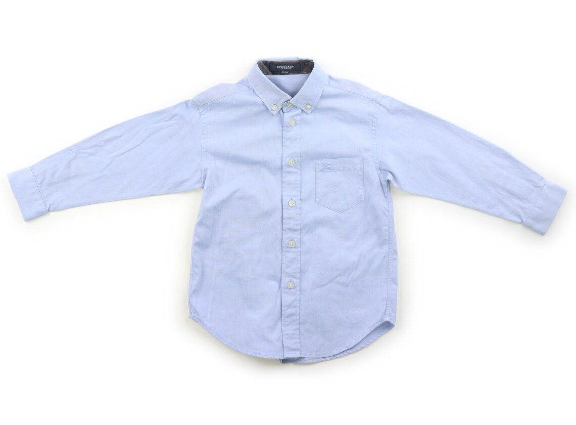 バーバリー BURBERRY シャツ・ブラウス 110 男の子 水色 子供服 ベビー服 キッズ アウトレット ユーズド 【中古】キッズ・ベビー・マタニティ