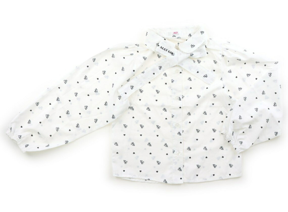 Rakuten - アルジー ALGY シャツ・ブラウス 130 女の子 白、黒 子供服 ベビー服 キッズ アウトレット ユーズド 【中古】キッズ・ベビー・マタニティ