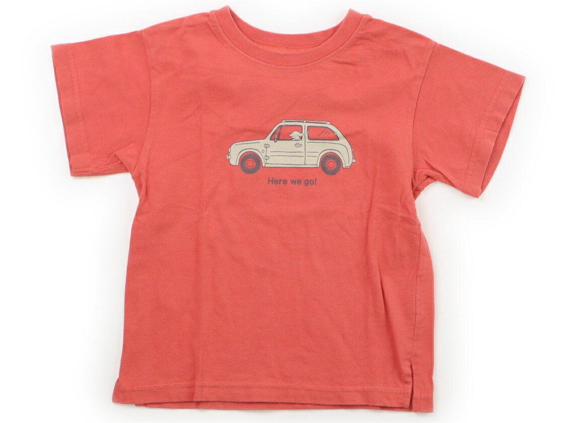プティマイン petit main Tシャツ・カットソー 100 男の子 朱色 子供服 ベビー服 キッズ アウトレット ユーズド 【中古】キッズ・ベビー・マタニティ