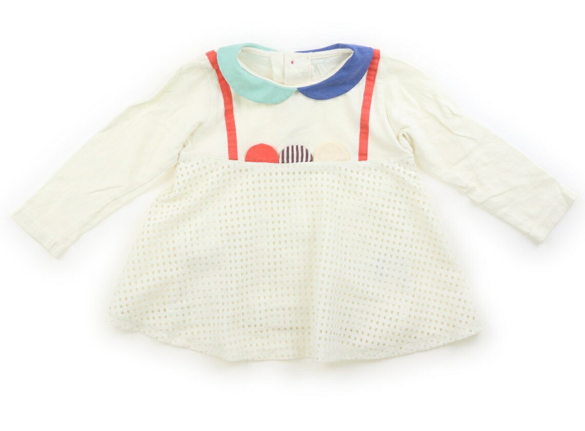 Rakuten - ベイビーチアー babyCheer チュニック 100 女の子 アイボリー・青・パステルグリーン 子供服 ベビー服 キッズ アウトレット ユーズド 【中古】キッズ・ベビー・マタニティ