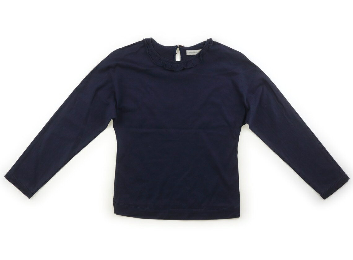 　ブランド 　SAYEGUSA(サヱグサ) 　カテゴリー 　Tシャツ・カットソー 　サイズ 　130サイズ 　色 　ネイビー 　状態 　★★★ 　記名 　なし 　ジャンル 　Girl 実際のサイズ表記はSです。後ろボタンホールです。毛羽立ちが見受けられます。部分的に色褪せがあります。フリル、反り返りの跡が見受けられます。まだお使いいただけそうです。身幅約34.5cm×2。後ろ中心着丈、約46cm。 ＊【状態】【サイズ】に関しての詳しい説明はこちら